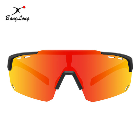 Gafas de sol deportivas de ciclismo reflectantes con rejillas de ventilación