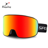 Gafas de esquí de nieve con espejo y protección UV400 de doble lente