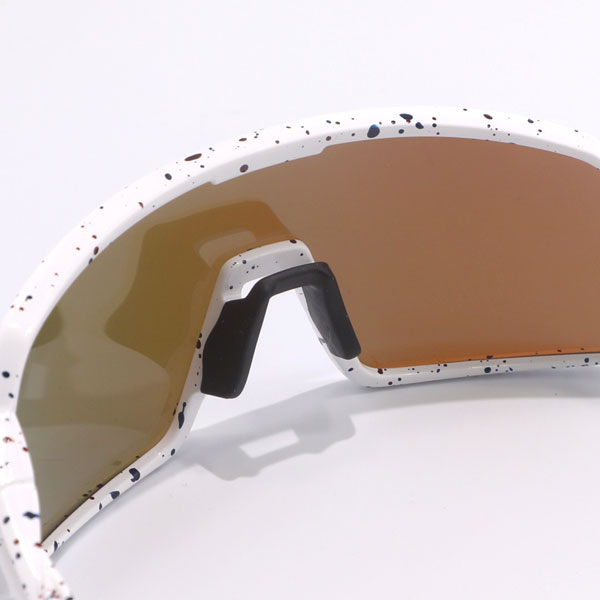 Gafas De Sol Deportivas De Ciclismo De Montura Completa Con Lentes De Recubrimiento De Espejo - Bang Long