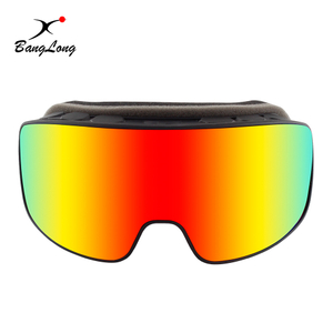 Gafas de esquí de nieve con espejo y protección UV400 de doble lente