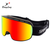 Gafas de esquí de nieve con espejo y protección UV400 de doble lente