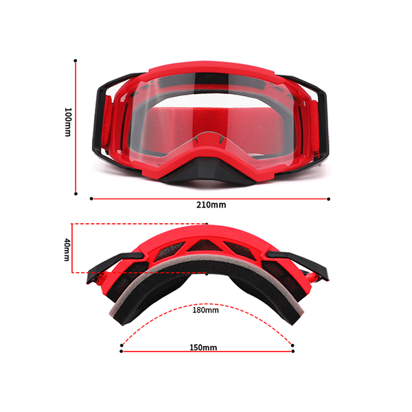 Gafas de motocross transparentes antivaho todoterreno - Bang Long