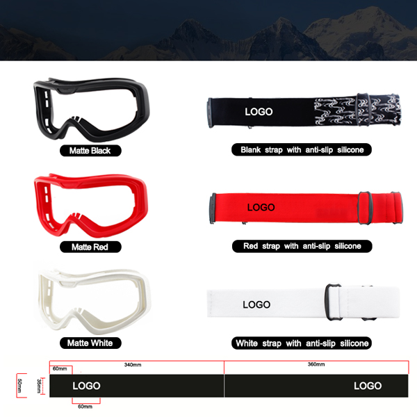 Moda esférica magnética para gafas de esquí de snowboard - Bang Long