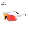 Gafas de sol deportivas unisex antiniebla antiniebla OEM con lente de espejo para ciclismo