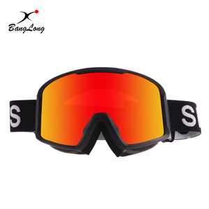 Gafas de esquí de personalización mejor valoradas y coloridas para snowboard