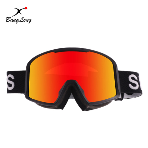 Gafas de esquí de personalización mejor valoradas y coloridas para snowboard