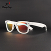 Gafas de sol personalizadas TR90 Full Revo con montura blanca para uso diario