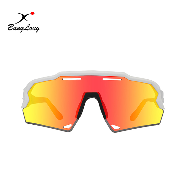 Gafas de sol deportivas unisex antiniebla antiniebla OEM con lente de espejo para ciclismo