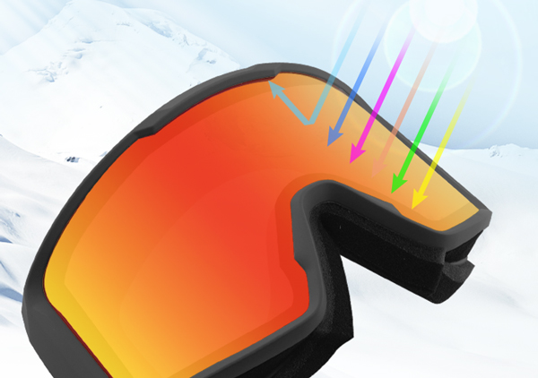 Gafas de esquí de personalización mejor valoradas y coloridas para snowboard - Bang Long