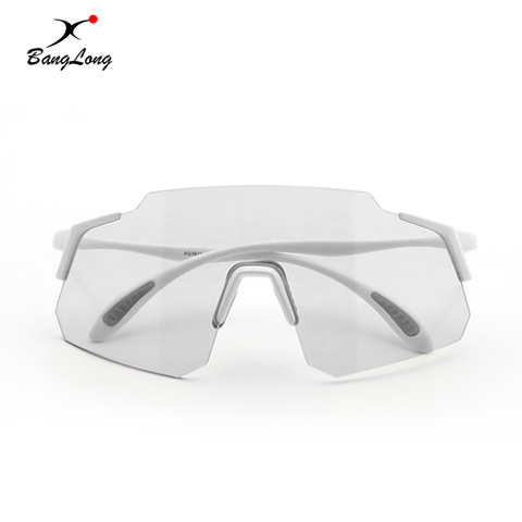 Lente gris fotocromática UV400 para ciclismo, correr, gafas de sol deportivas