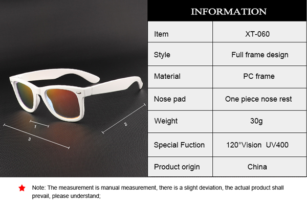 Gafas de sol de moda TR90 Full Revo para uso diario - Bang Long