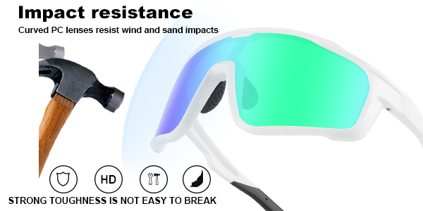 Gafas de sol deportivas personalizadas polarizadas con espejo MTB de montura completa - Bang Long