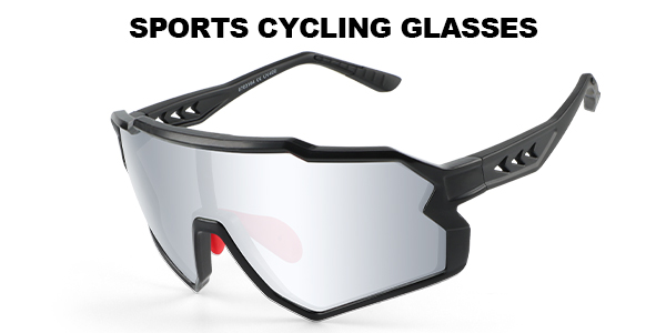 Gafas de sol deportivas de ciclismo antirreflectantes grandes para cabezas grandes - Bang Long