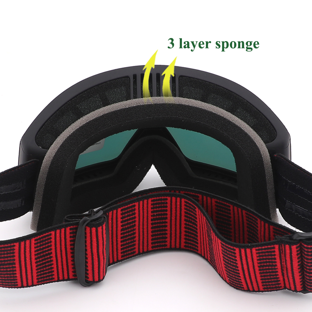 Gafas de esquí con diseño de protección UV antivaho - Bang Long