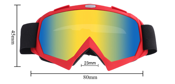 Gafas de motocross reflectantes de color todoterreno - Bang Long