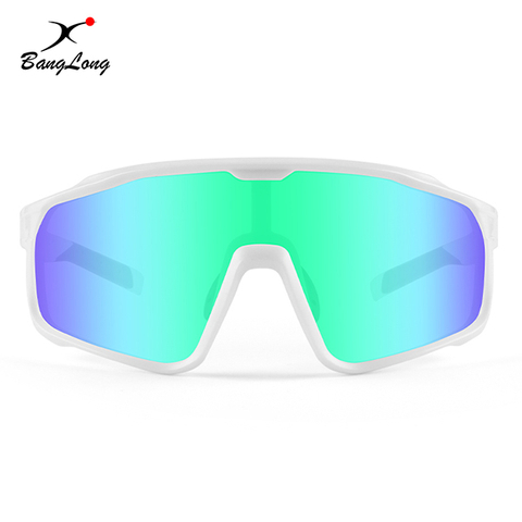 Gafas de sol deportivas personalizadas polarizadas con espejo MTB de montura completa