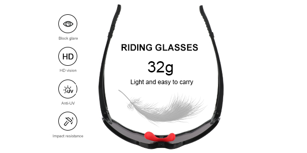 Gafas de sol deportivas de ciclismo antirreflectantes grandes para cabezas grandes - Bang Long